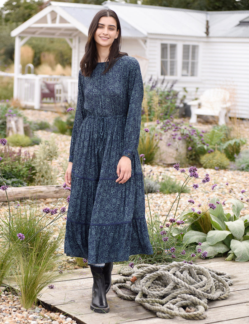 Folly Dress Midnight Navy