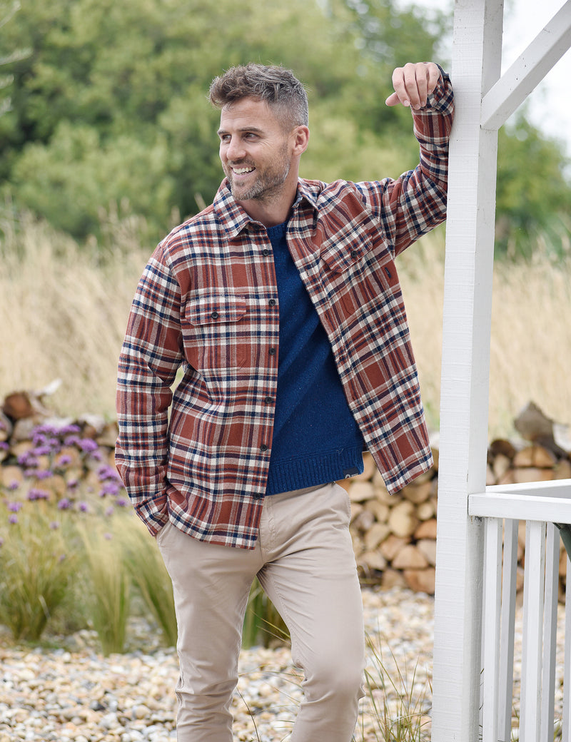 Northam Overshirt Burnt Rust