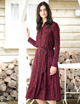 Kelly Dress Burgundy Wine