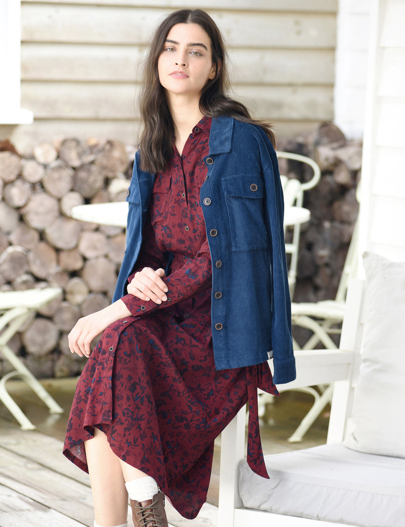Budleigh Overshirt Midnight Navy